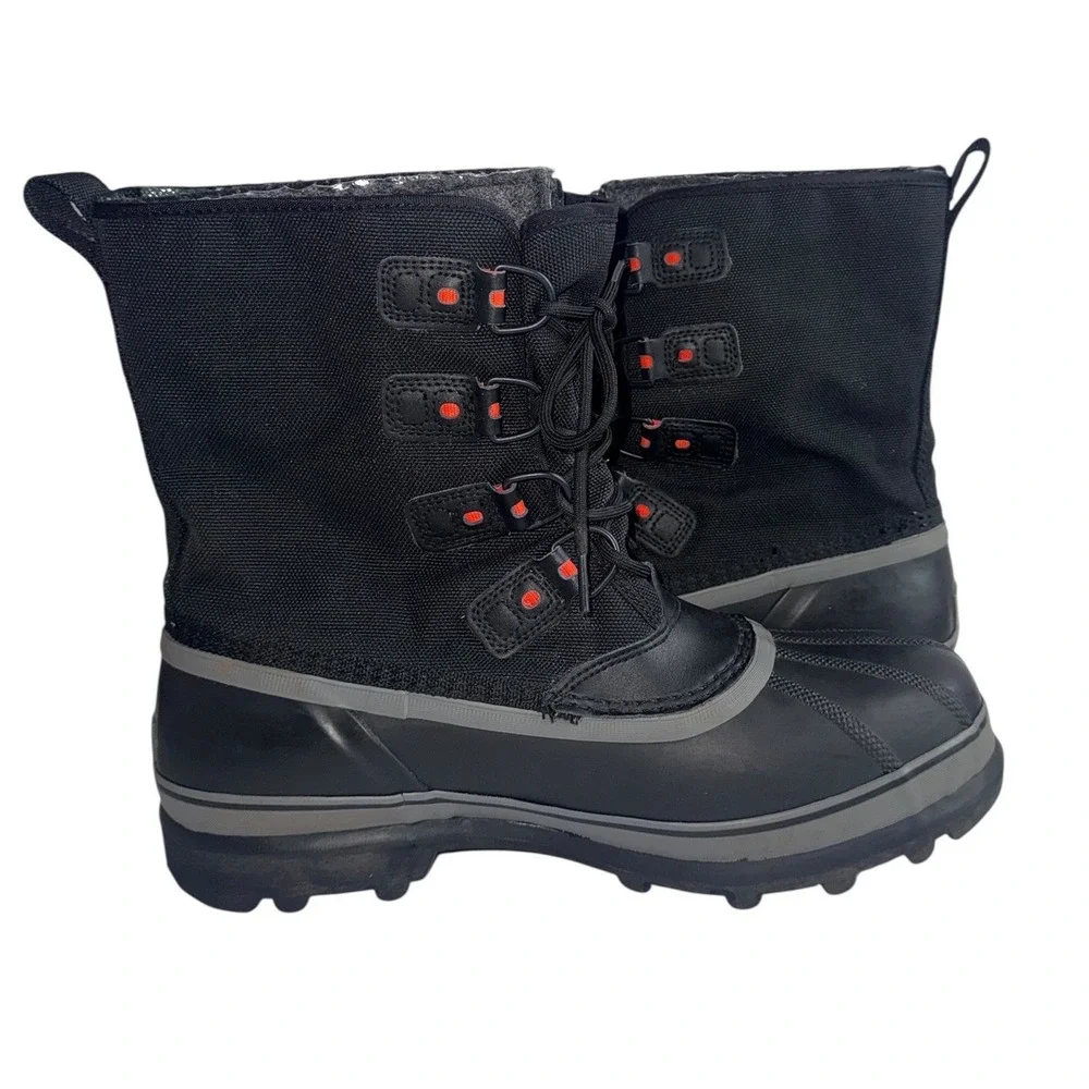 Sorel‎ Caribou XT Snow Boots Mens Size 12 Black Waterproof Winter Insulated EUC